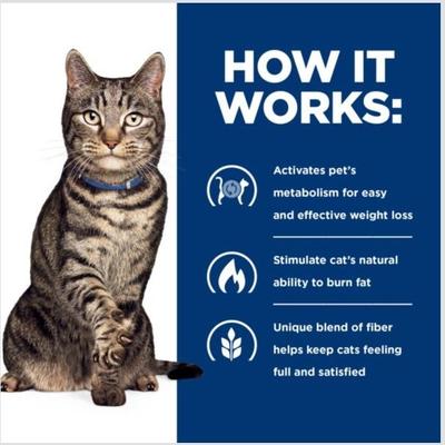 Show full view: Hill's Prescription Diet Metabolic Weight Management Vegetable & Chicken Stew Wet Cat Food, 2.9-oz can, case of 4 slide 6 of 14