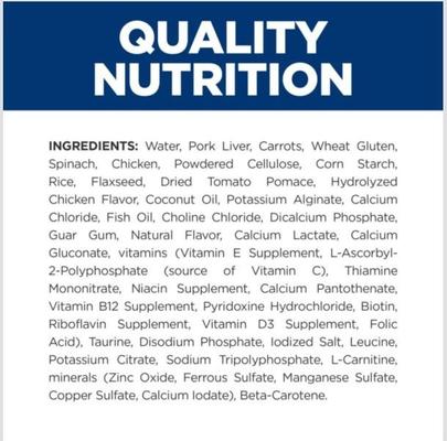 Show full view: Hill's Prescription Diet Metabolic Weight Management Vegetable & Chicken Stew Wet Cat Food, 2.9-oz can, case of 4 slide 7 of 14
