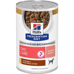 Hill's Prescription Diet ONC Care Chicken & Vegetable Stew Wet Dog Food, 12.5-oz can, case of 12