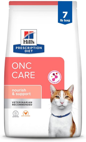 Show full view: Hill's Prescription Diet ONC Care Dry Cat Food, 7-lb bag slide 1 of 11
