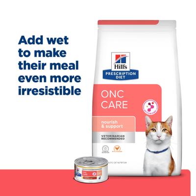 Show full view: Hill's Prescription Diet ONC Care Dry Cat Food, 7-lb bag slide 8 of 11