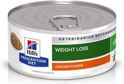 Hill's Prescription Diet r/d Weight Reduction/Management Chicken Flavor Wet Cat Food, 5.5-oz, case of 24