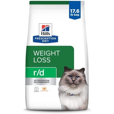 Hill's Prescription Diet Hill's Prescription Diet r/d Weight Loss Low Calorie Cat Food, 17.6-lb