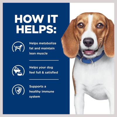 Show full view: Hill's Prescription Diet r/d Weight Reduction/Management Chicken Flavor Dry Dog Food, 17.6-lb bag slide 6 of 13