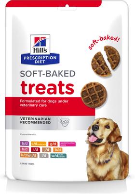 HILL'S PRESCRIPTION DIET Soft Baked Soft Chewy Dog Treats, 12-oz
