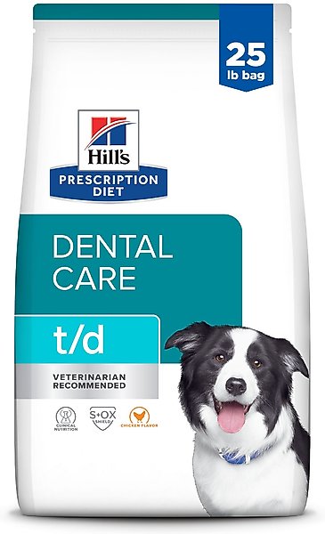 Hill's Prescription Diet t/d Dental Care Chicken Flavor Dry Dog Food