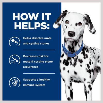 Show full view: Hill's Prescription Diet u/d Urinary Care Chicken Flavor Wet Dog Food, 13-oz, case of 12 slide 6 of 12