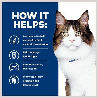 Show full view: Hill's Prescription Diet w/d Multi-Benefit with Chicken Dry Cat Food, 17.6-lb bag slide 6 of 13