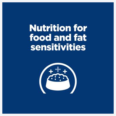 Show full view: Hill's Prescription Diet z/d Low Fat Hydrolyzed Soy Recipe Food Sensitivities Dry Dog Food, 8-lb bag slide 3 of 11