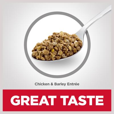 Show full view: Hill's Science Diet 7+ Chicken & Barley Entrée + Beef & Barley Entree Canned Dog Food slide 5 of 9