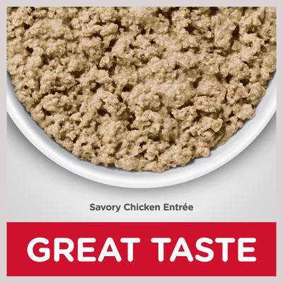 Show full view: Hill's Science Diet Adult Hairball Control Savory Chicken Entree Wet Cat Food, 5.5-oz can, case of 24 slide 7 of 13