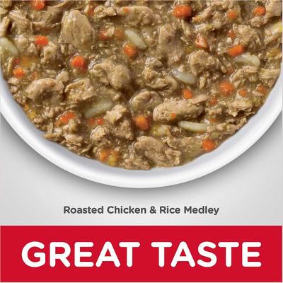 Show full view: Hill's Science Diet Adult Healthy Cuisine Roasted Chicken & Rice Medley Canned Food + Adult 7+ Tender Dinner Variety Pack Cat Food slide 4 of 9