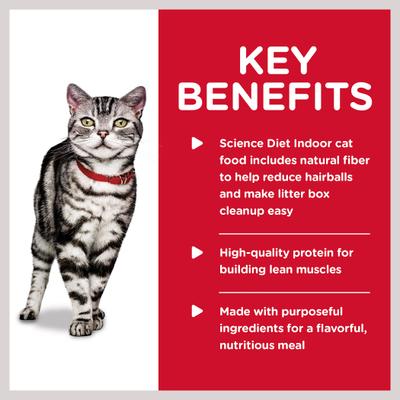 Show full view: Hill's Science Diet Adult Indoor Ocean Fish Entree Wet Cat Food, 5.5-oz can, case of 24 slide 6 of 13