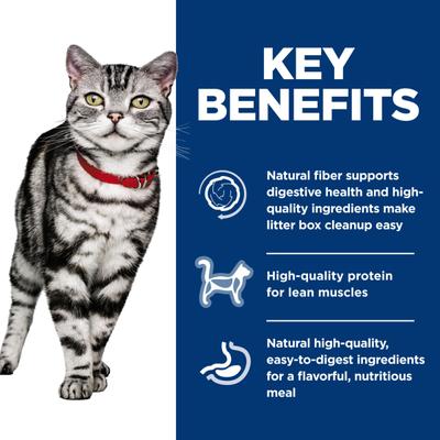 Show full view: Hill's Science Diet Adult Indoor Salmon & Vegetable Medley Minced Wet Cat Food, 5.5-oz can, 24 count slide 6 of 12