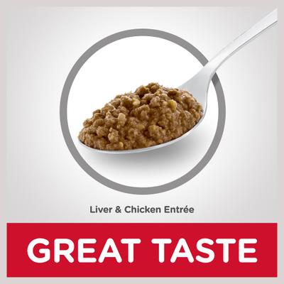 Show full view: Hill's Science Diet Adult Liver & Chicken Entree Wet Cat Food, 5.5-oz can, case of 24 slide 7 of 13