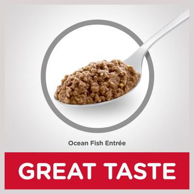 Show full view: Hill's Science Diet Adult Ocean Fish Entree Wet Cat Food, 2.9-oz can, case of 24 slide 7 of 13