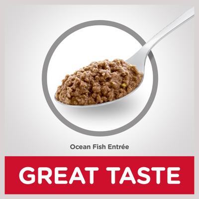 Show full view: Hill's Science Diet Adult Ocean Fish Entree Wet Cat Food, 5.5-oz can, case of 24 slide 7 of 13