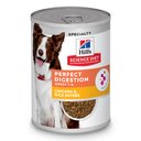 Hill's Science Diet Adult Perfect Digestion Chicken & Rice Entree Minced Canned Wet Dog Food, 12.8-oz can, 12 count