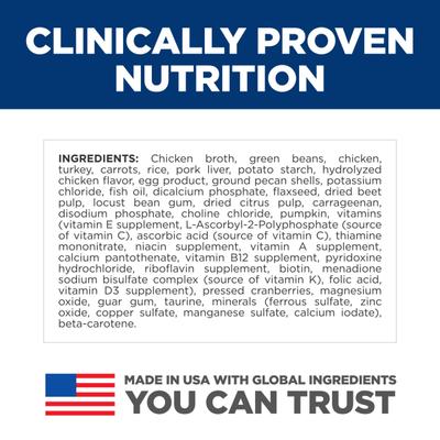 Show full view: Hill's Science Diet Adult Perfect Digestion Chicken & Rice Entree Minced Wet Dog Food, 12.8-oz can, 12 count slide 8 of 12