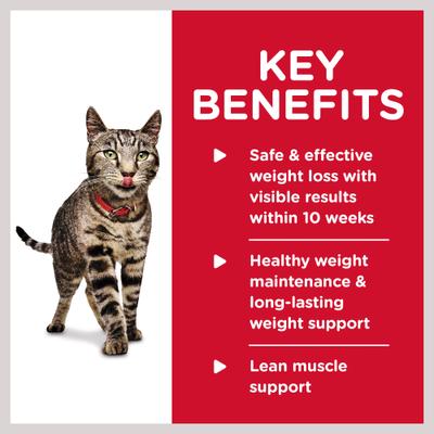 Show full view: Hill's Science Diet Adult Perfect Weight Management Roasted Vegetable & Chicken Medley Wet Cat Food, 2.9-oz can, case of 4 slide 5 of 13