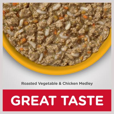 Show full view: Hill's Science Diet Adult Perfect Weight Management Roasted Vegetable & Chicken Medley Wet Cat Food, 2.9-oz can, case of 24 slide 4 of 14