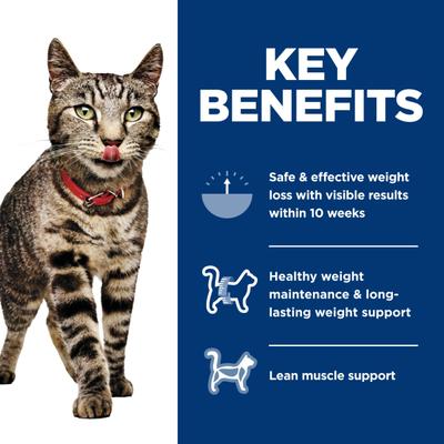 Show full view: Hill's Science Diet Adult Perfect Weight Management Vegetable & Turkey Medley Chunks in Gravy Wet Cat Food, 2.9-oz can, 24 count slide 6 of 13