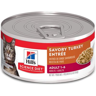 Hill's Science Diet Hill's Science Diet Gourmet Turkey Canned Cat Food, 5.5-oz, 24 ct