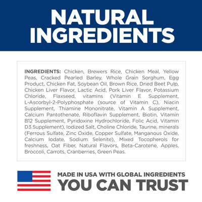 Show full view: Hill's Science Diet Adult Sensitive Stomach & Sensitive Skin Chicken Recipe Dry Dog Food, 4-lb bag slide 5 of 14