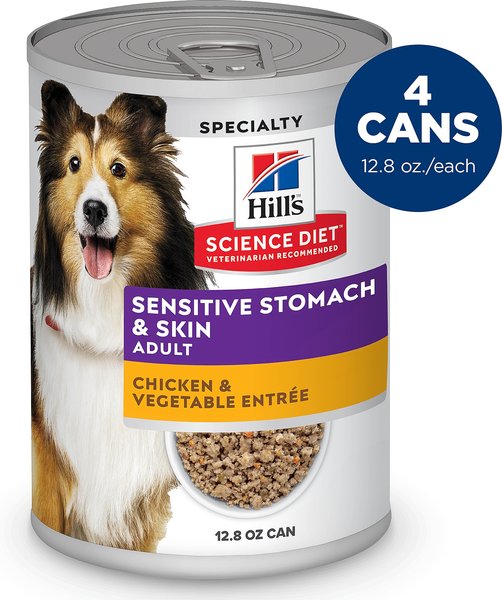 Hill's® Science Diet® Adult Sensitive Stomach & Skin Chicken & Vegetable Entrée dog food