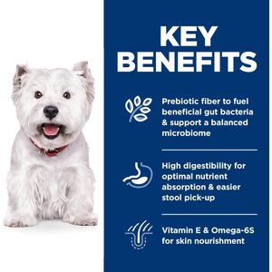 Hill's Science Diet Adult Sensitive Stomach & Sensitive Skin Small Bites Dry Dog Food, Chicken Recipe, 30-lb bag