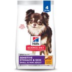 Hill's Science Diet Adult Sensitive Stomach & Sensitive Skin Small Breed & Mini Breed Chicken Recipe Dry Dog Food, 4-lb bag