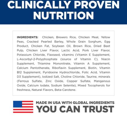 Show full view: Hill's Science Diet Adult Sensitive Stomach & Sensitive Skin Small Breed & Mini Breed Chicken Recipe Dry Dog Food, 4-lb bag slide 8 of 13
