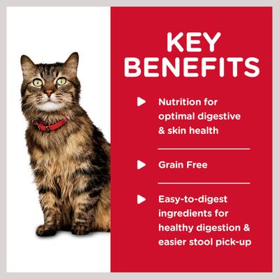 Show full view: Hill's Science Diet Adult Sensitive Stomach & Sensitive Skin Tuna & Vegetable Entree Wet Cat Food, 2.9-oz can, 24 count slide 6 of 13