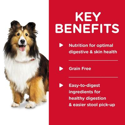 Show full view: Hill's Science Diet Adult Sensitive Stomach & Skin Chicken & Vegetable Entrée + Grain-Free Salmon & Vegetable Entree Canned Dog Food slide 5 of 9