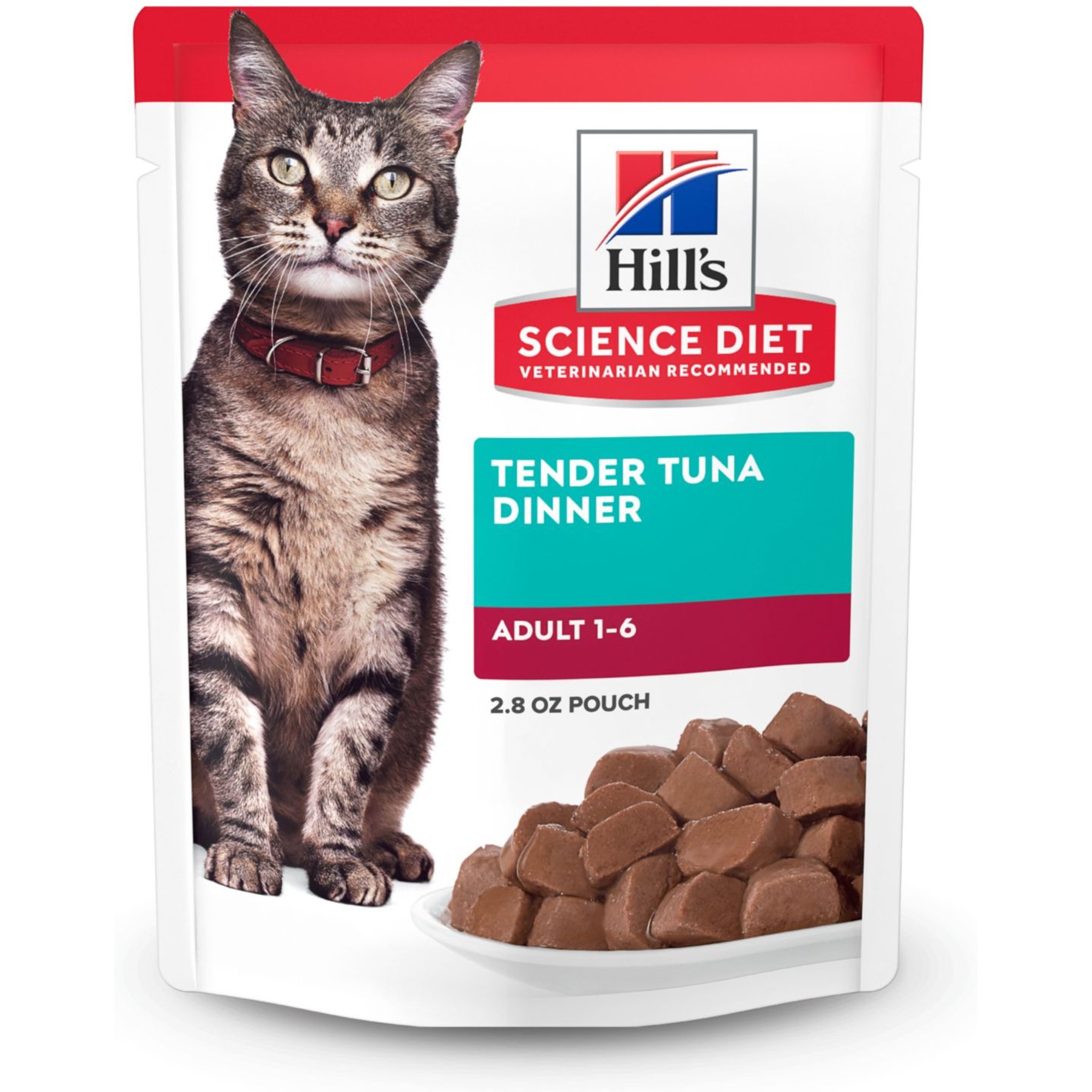Hill's Science Diet Adult Tender Tuna Recipe Cat Food, 2.8-oz pouch, case of 24
