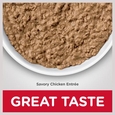 Show full view: Hill's Science Diet Adult Urinary Hairball Control Dry Food + Savory Chicken Entree Canned Cat Food slide 9 of 10