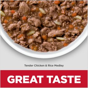 Hill's Science Diet Kitten Healthy Cuisine Tender Chicken & Rice Medley Wet Cat Food, 2.8-oz can, case of 24