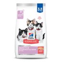 Hill's Science Diet Kitten Sensitive Stomach & Sensitive Skin Salmon & Brown Rice Recipe Dry Cat Food, 3.5-lb bag