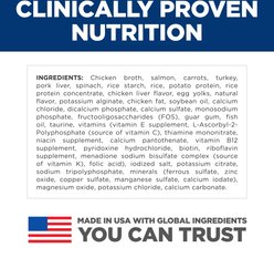 Hill's Science Diet Kitten Sensitive Stomach & Sensitive Skin Salmon & Vegetable Stew Wet Cat Food, 2.8-oz can, 24 count slide 2 of 9