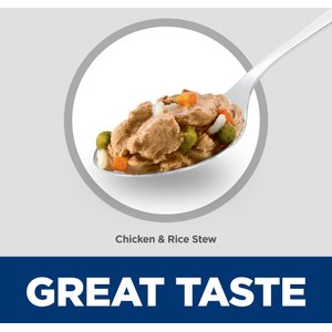 Hill's Science Diet Puppy Chicken & Rice Stew Recipe Wet Dog Food, 12.5-oz can, case of 12