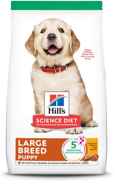 Hill's Science Diet Puppy Large Breed Dog Food Chicken & Brown Rice Recipe