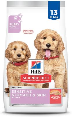 Hill's Science Diet Puppy Sensitive Stomach & Sensitive Skin Salmon & Brown Rice Recipe Dry Dog Food