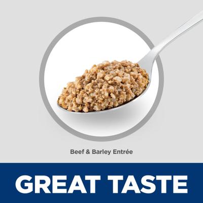 Show full view: Hill's Science Diet Puppy Small Breed & Mini Breed Beef & Barley Entree Wet Dog Food, 5.8-oz can, 24 count slide 5 of 13