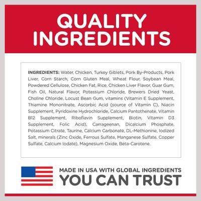 Show full view: Hill's Science Diet Senior Adult 7+ Savory Chicken Entree Wet Cat Food, 2.9-oz can, case of 24 slide 4 of 13