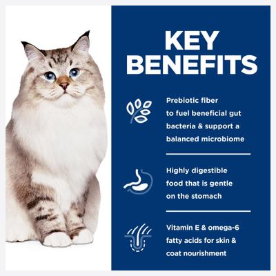 Show full view: Hill's Science Diet Sensitive Stomach & Sensitive Skin Pollock Meal & Barley Recipe Adult Dry Cat Food, 3.5-lb bag slide 6 of 12