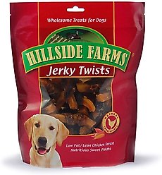 Hillside Farms Chicken & Sweet Potato Jerky Twists Dog Treats, 32-oz bag