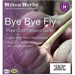 Hilton Herbs Bye Bye Fly Garlic Granules Horse Supplement, 2.2-lb tub