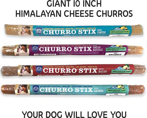 Show full view: Himalayan Pet Supply 10-in Churro Bacon Dog Treats, 12 count slide 5 of 8