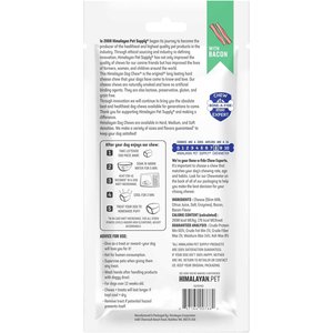 Himalayan Pet Supply Bacon Dog Treat, Medium
