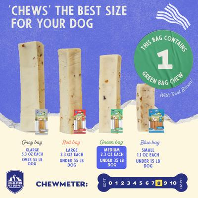 Show full view: Himalayan Pet Supply Bacon Dog Treat, Medium slide 4 of 9